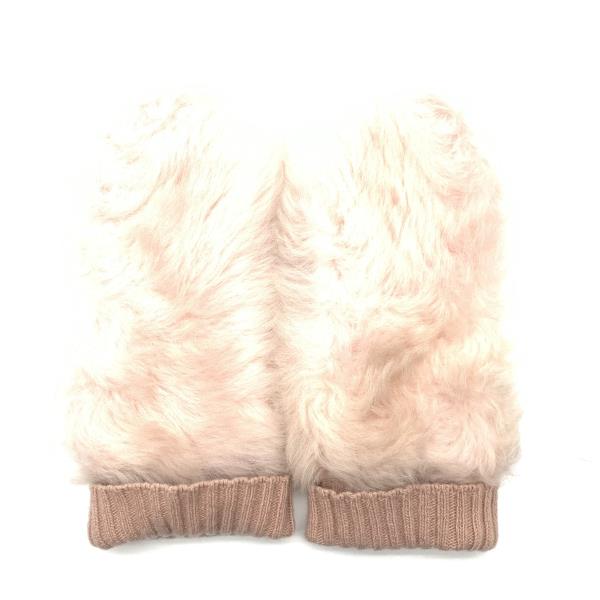 楽天市場】MIU MIU ミュウミュウ 手袋 グローブ サイズ7 シープファー