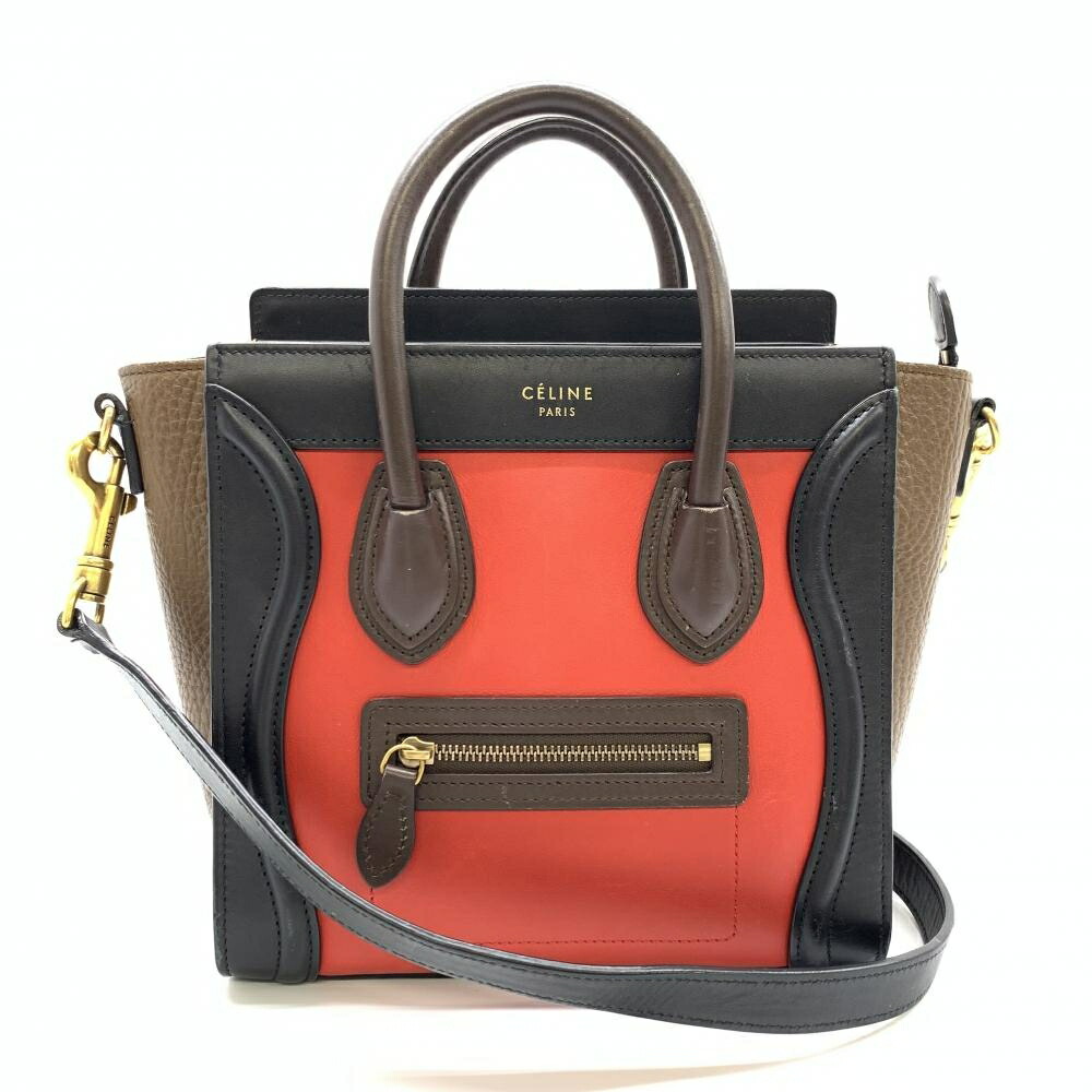 楽天市場】CELINE セリーヌ ラゲージ ナノショッパー 2WAYショルダー