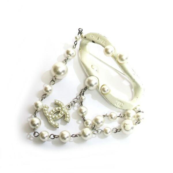 楽天市場】CHANEL シャネル 05A フェイクパール ココマーク デザイン