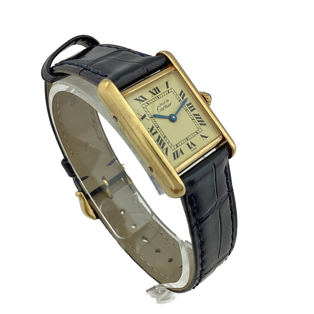 楽天市場】K CARTIER マストタンクヴェルメイユSM ゴールドメッキ