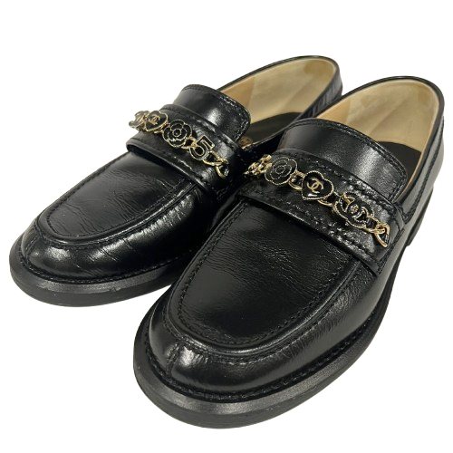楽天市場】CHANEL シャネル 24A G45785 モカシン ローファー サイズ
