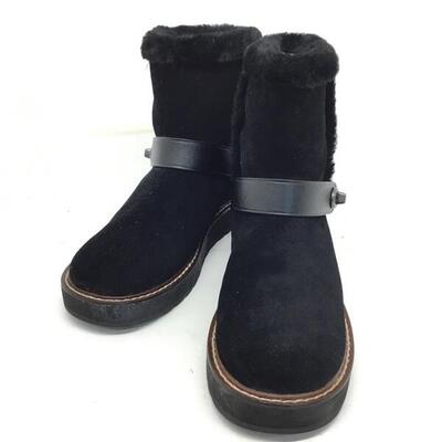 楽天市場】COACH【コーチ】ムートンブーツ FG3155 サイズ7 24cm