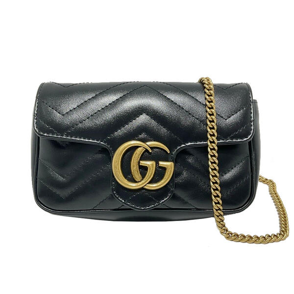 楽天市場】GUCCI グッチ 476433 GGマーモント チェーンショルダー ミニ