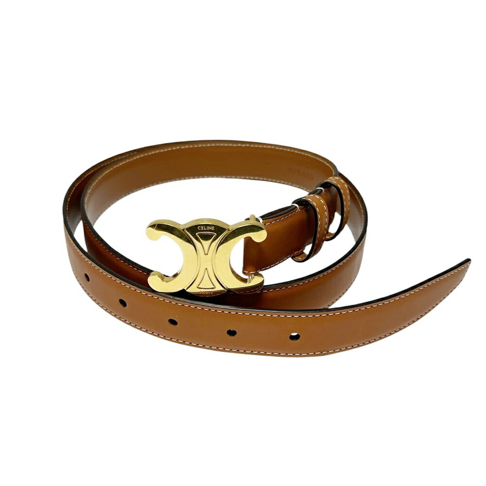 楽天市場】CELINE【セリーヌ】ティーン 13MM トリオンフ ベルト