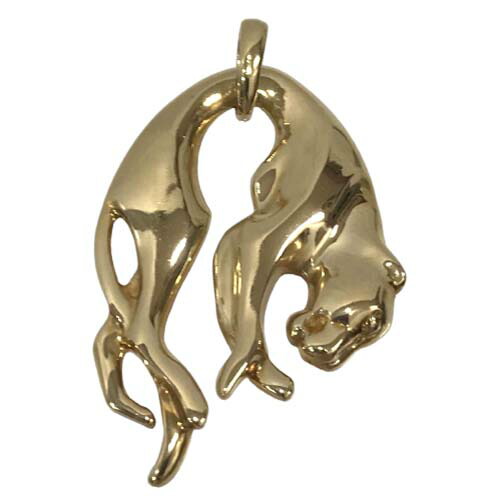 楽天市場】【良品】 パンサーデザイン ペンダントトップ K18 750