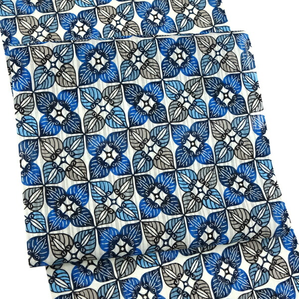 楽天市場】夏名古屋帯 紅型 玉那覇清 清布びんがた工房 仕立て付き 白