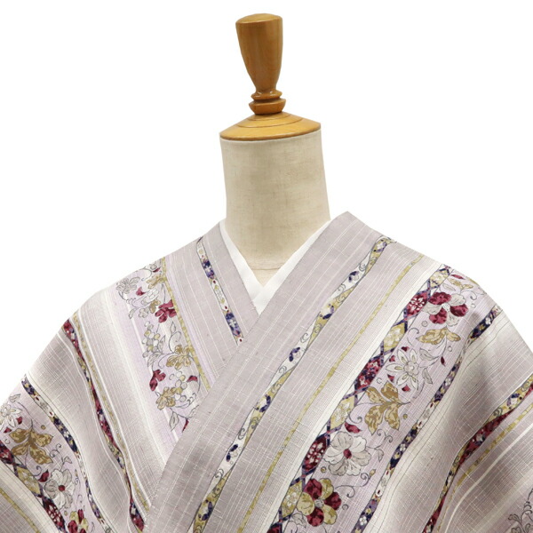 楽天市場】紬地小紋 吉澤与一 仕立て付き 吉彩工芸 着物 正絹 反物 袷