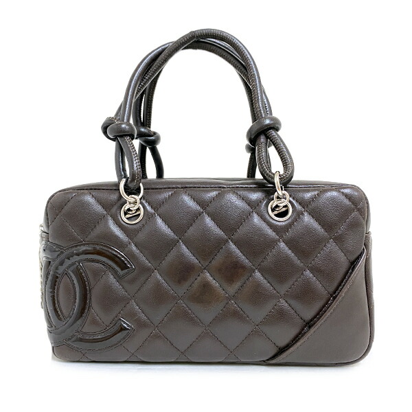 楽天市場】[中古] シャネル カンボンライン ミニボーリングバッグ