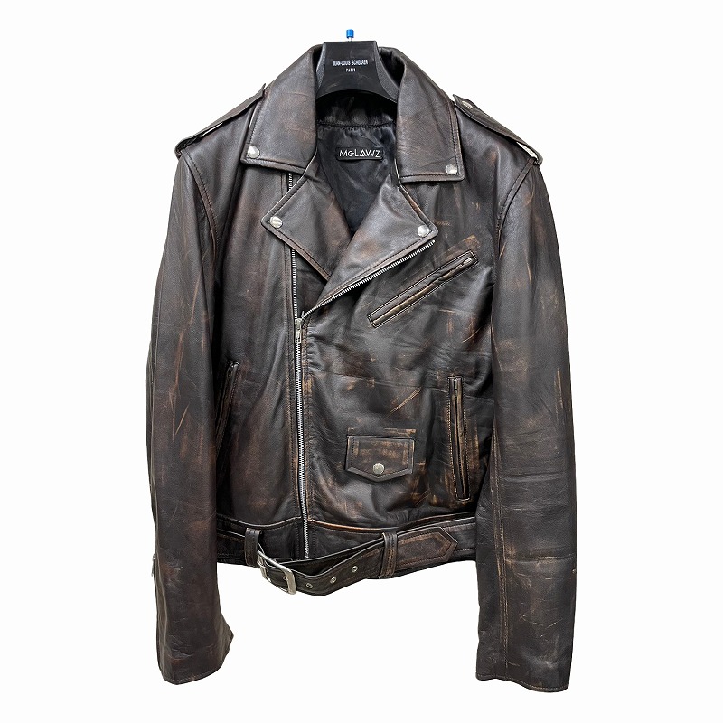 楽天市場】ラムレザー US ダブルライダースジャケット メンズ レザー