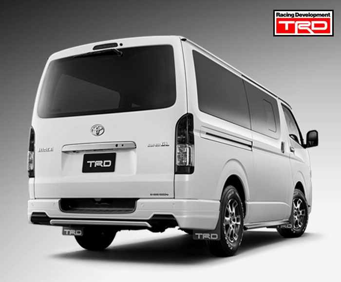 楽天市場】[ ハイエース 200系 全車用 ] TRD マッドフラップ