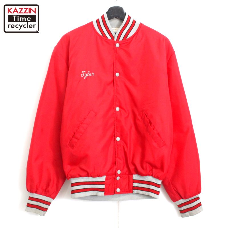 楽天市場】80s USA製 ヴィンテージ HOLLOWAY ナイロン スタジャン 古着