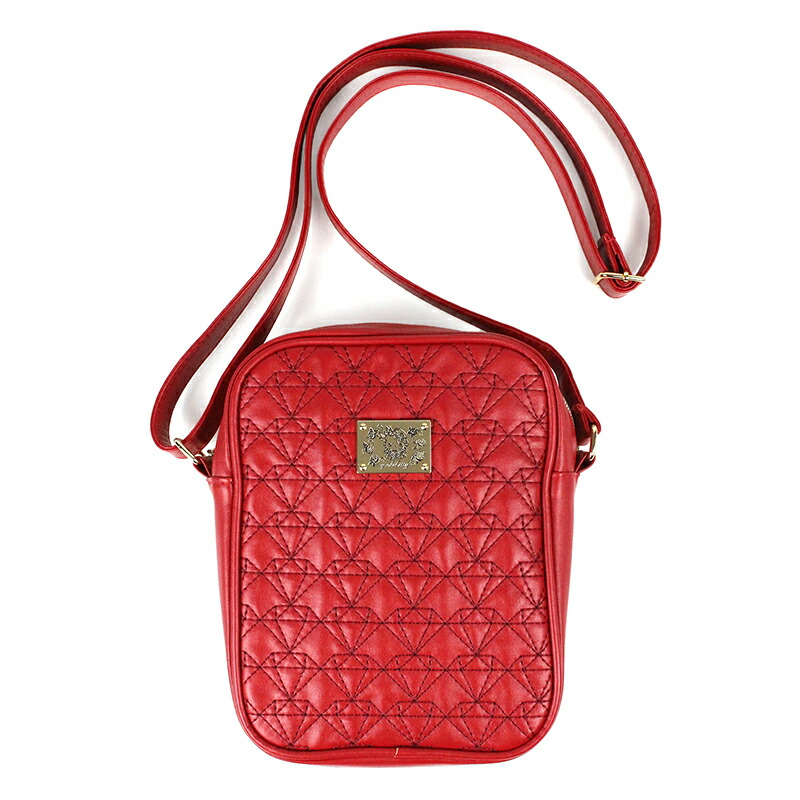 楽天市場】yoshikitty キルティングミニショルダー レッドショルダー
