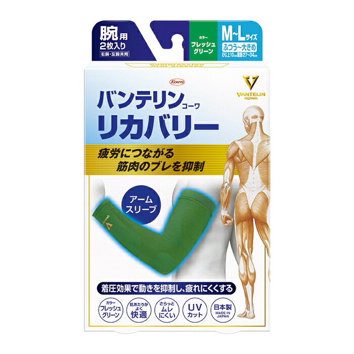 バンテリンコーワ リカバリー 腕用 2枚入り バンテリンｺｰﾜリカバリー