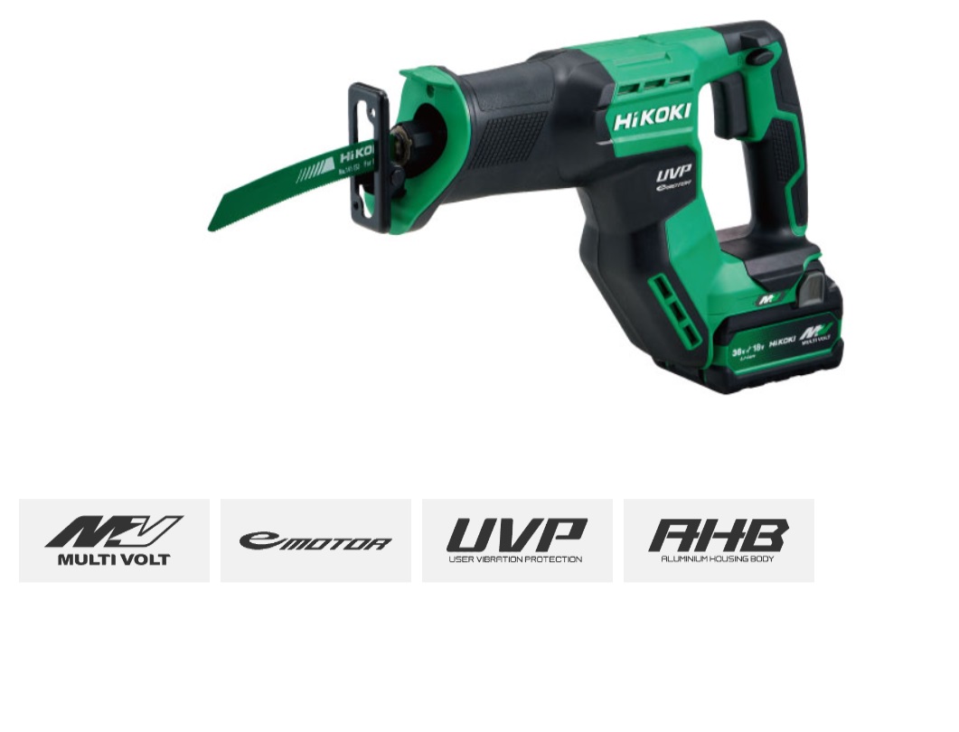 楽天市場】【セット品】HIKOKI コードレスセーバーソー36V マルチ