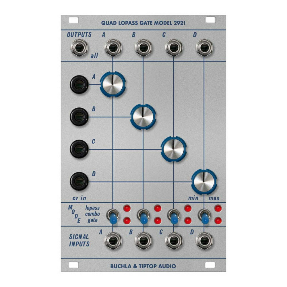 楽天市場】Tiptop Audio Buchla Model 292t Quad Lopass Gate