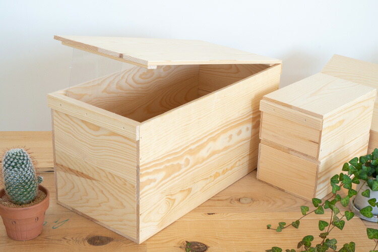 楽天市場】『木箱 MB20KN/取手なし/フタセット(赤松 パイン材)』国産