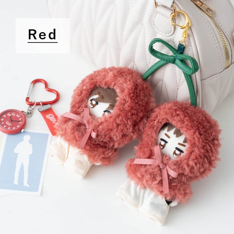 楽天市場】ぬいポーチ ぬい服 ポンチョ さくらんぼ ぬいぐるみ 10cm