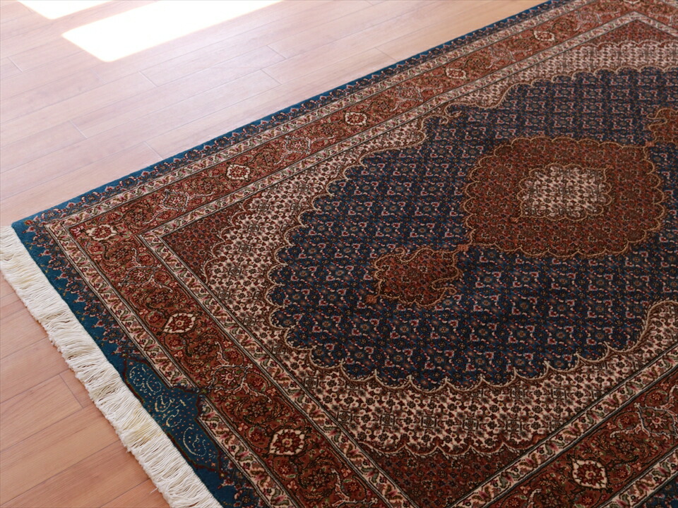 楽天市場】ペルシャ絨毯 タブリーズ産手織りラグ 154×100cm トルコ