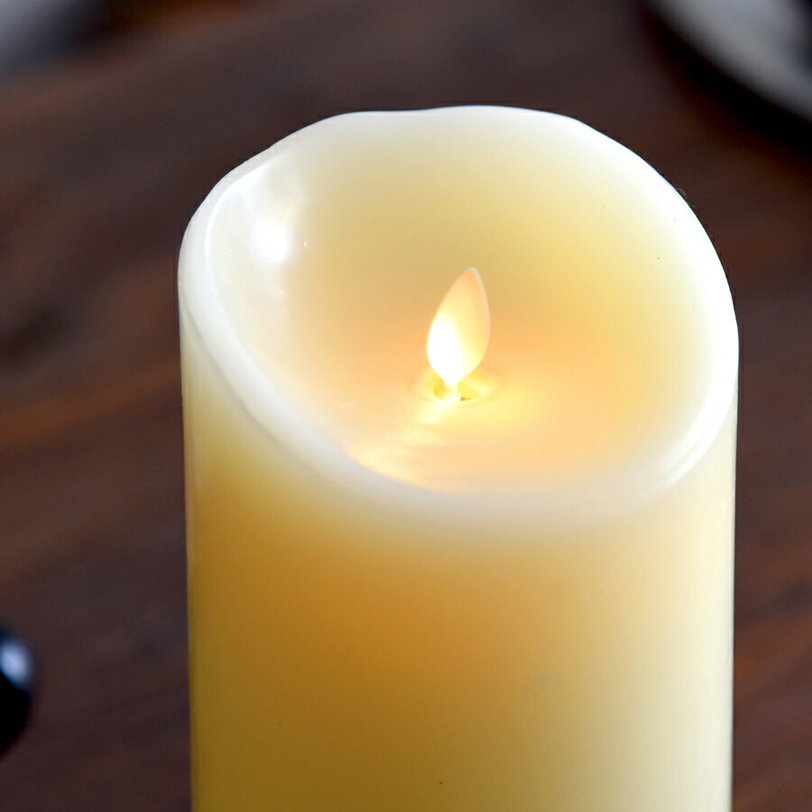 楽天市場】LEDキャンドル・LUMINARA（ルミナラ）ピラー4x9アイボリー