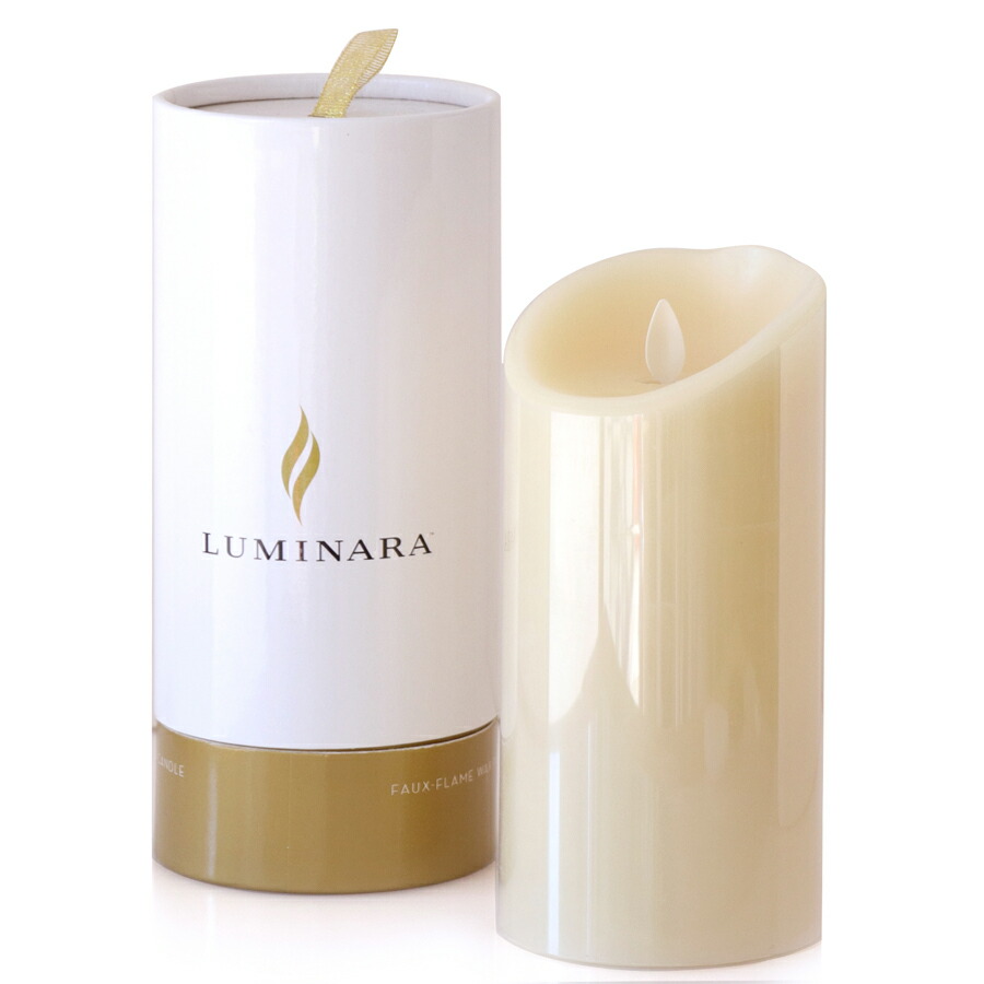 楽天市場】LEDキャンドル・LUMINARA（ルミナラ）ピラー4x9アイボリー