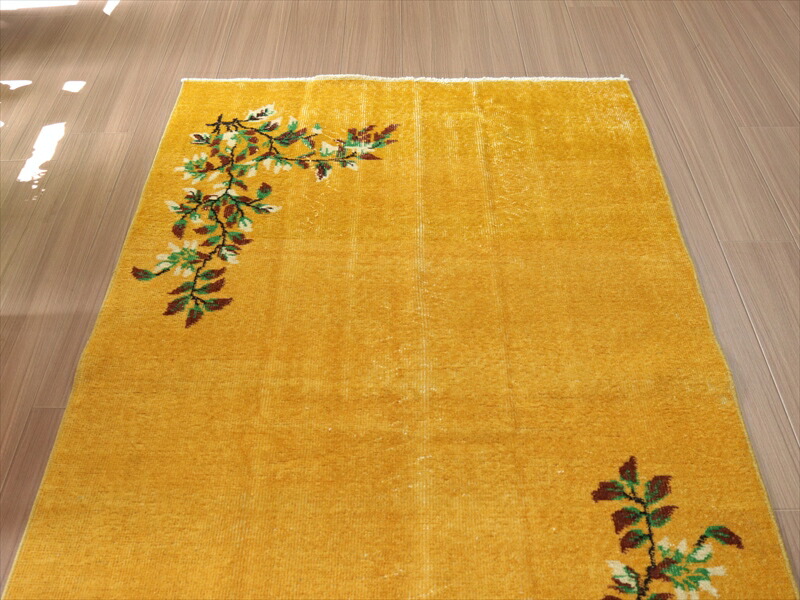 楽天市場】ヴィンテージ オーバーダイドラグ マスタードイエロー 194