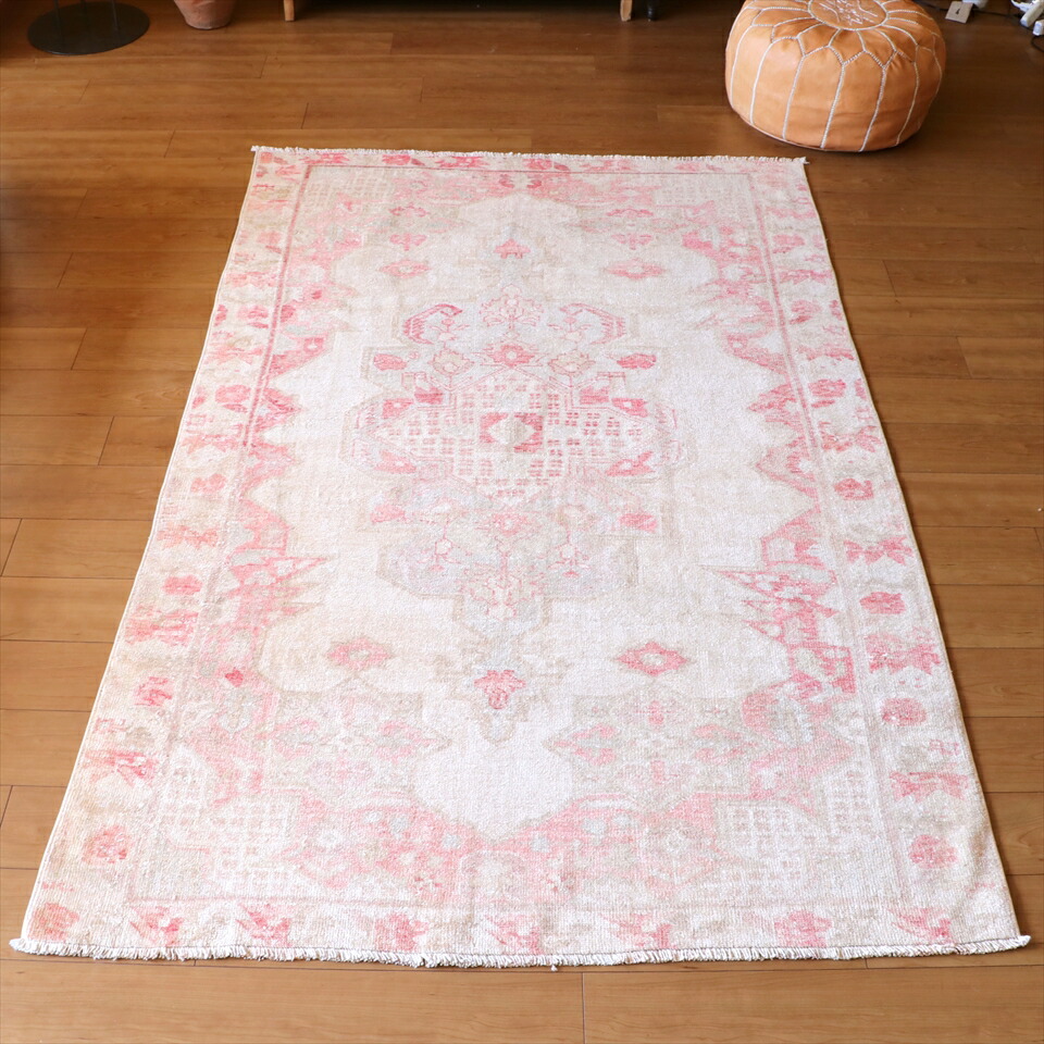 楽天市場】ヴィンテージラグ/トルコじゅうたん215×135cmアヴァノス