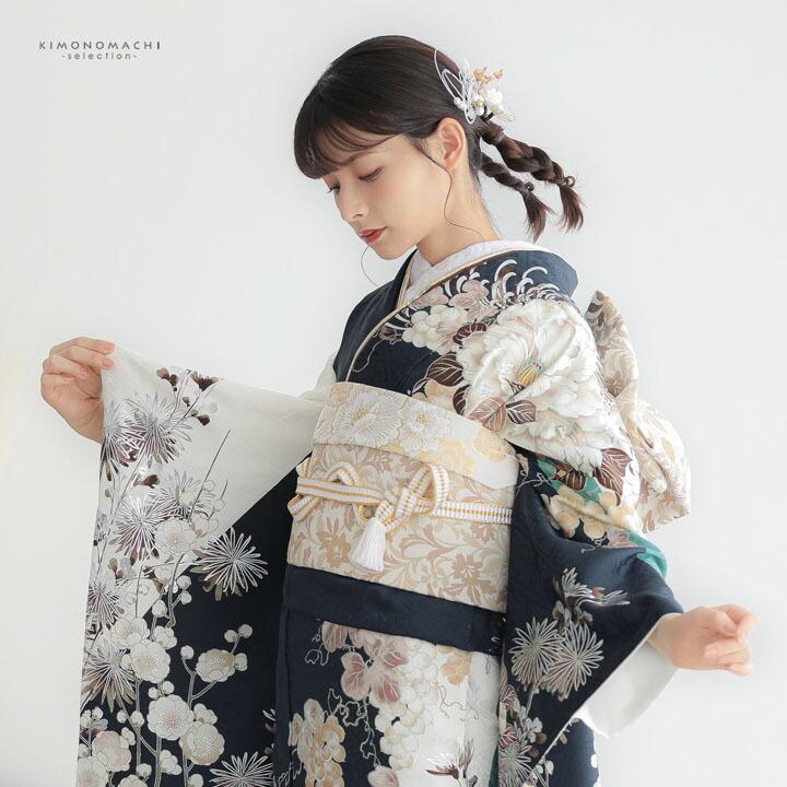 楽天市場】京くみひも 帯締め 振袖用 帯〆 正絹 単品「黒×白・赤×白