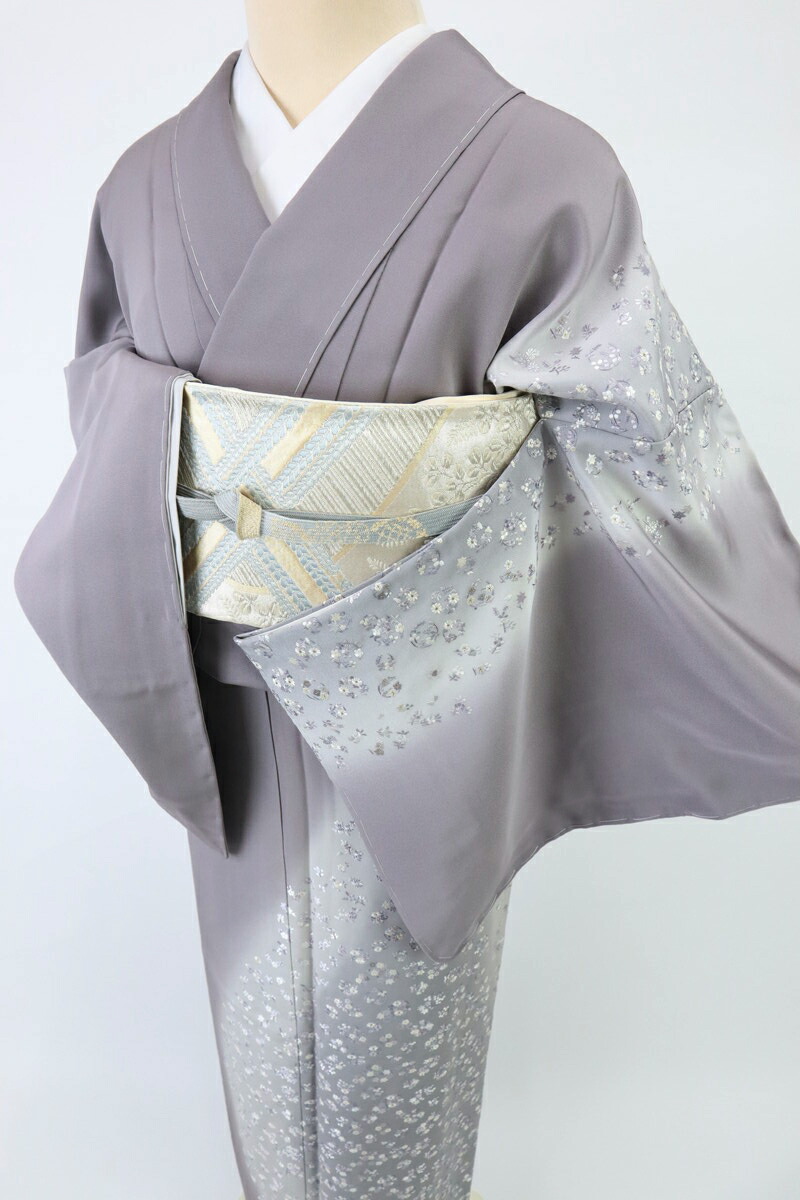 楽天市場】【中古】訪問着 長尺 極上刺繍 細やか花の丸模様 フォーマル