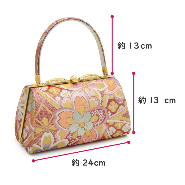 楽天市場】草履バッグセット 世美庵 華三彩 Lサイズピンク シルバー