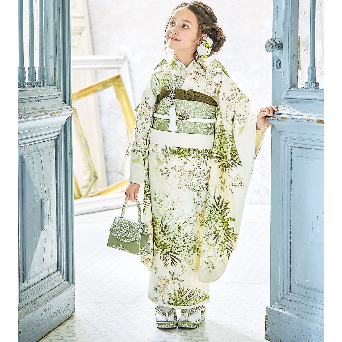 楽天市場】【レンタル】753 七五三 着物 7歳 フルセット 女の子