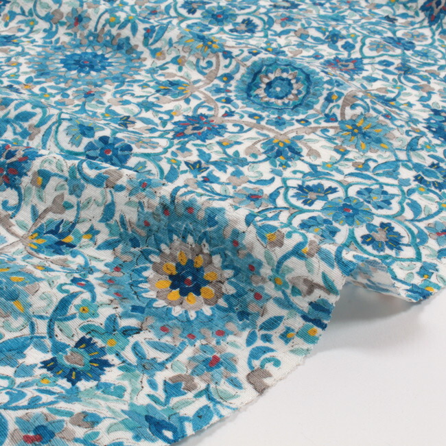 楽天市場】【3/4 20時〜☆20%OFF】特選 本カチン摺り友禅 更紗小紋着尺