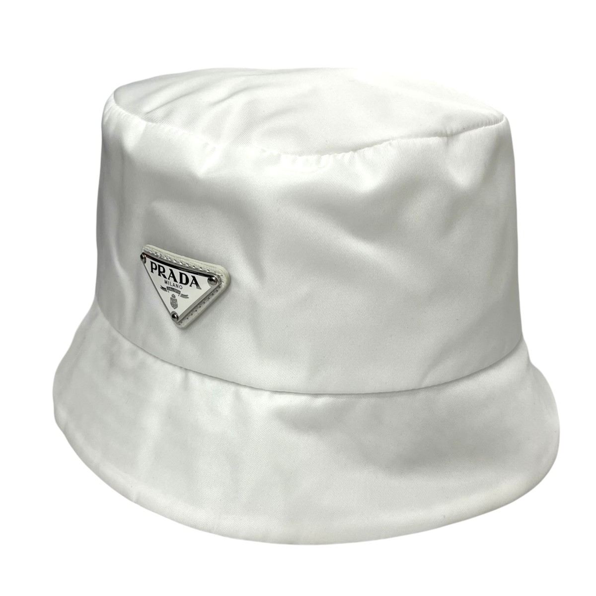 楽天市場】【中古】PRADA × adidasバケットハット ホワイト サイズ：L