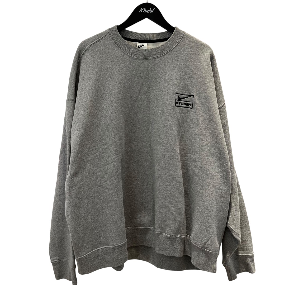 楽天市場】【中古】stussy×NIKE Fleece Crew Grey スウェット DO9337