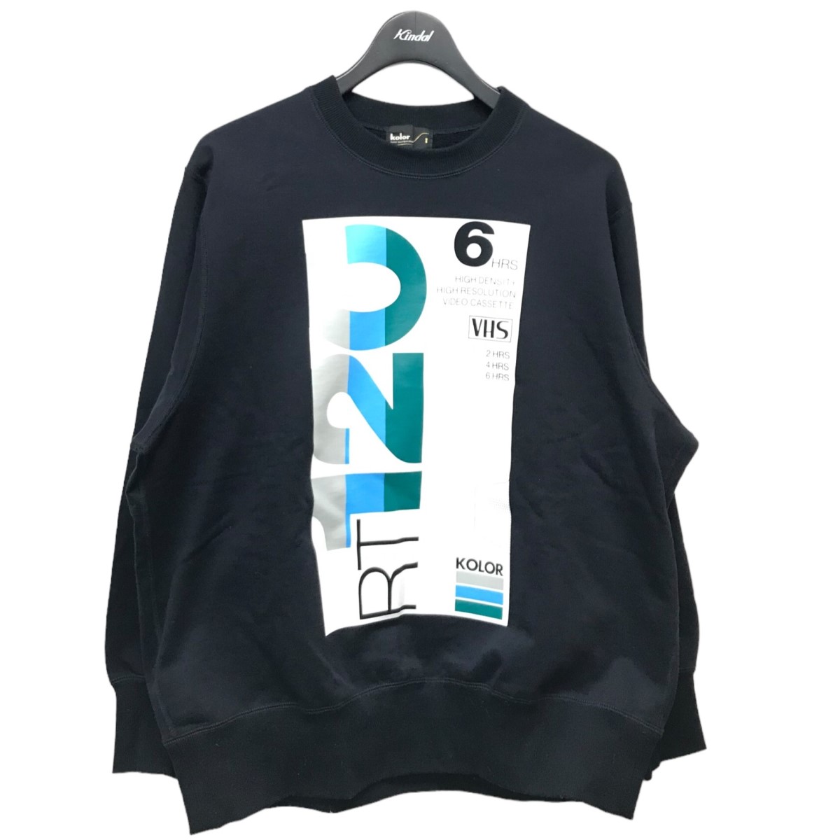 カラー Kolor スウェット kolor 22aw ダメージ スウェット KOLOR