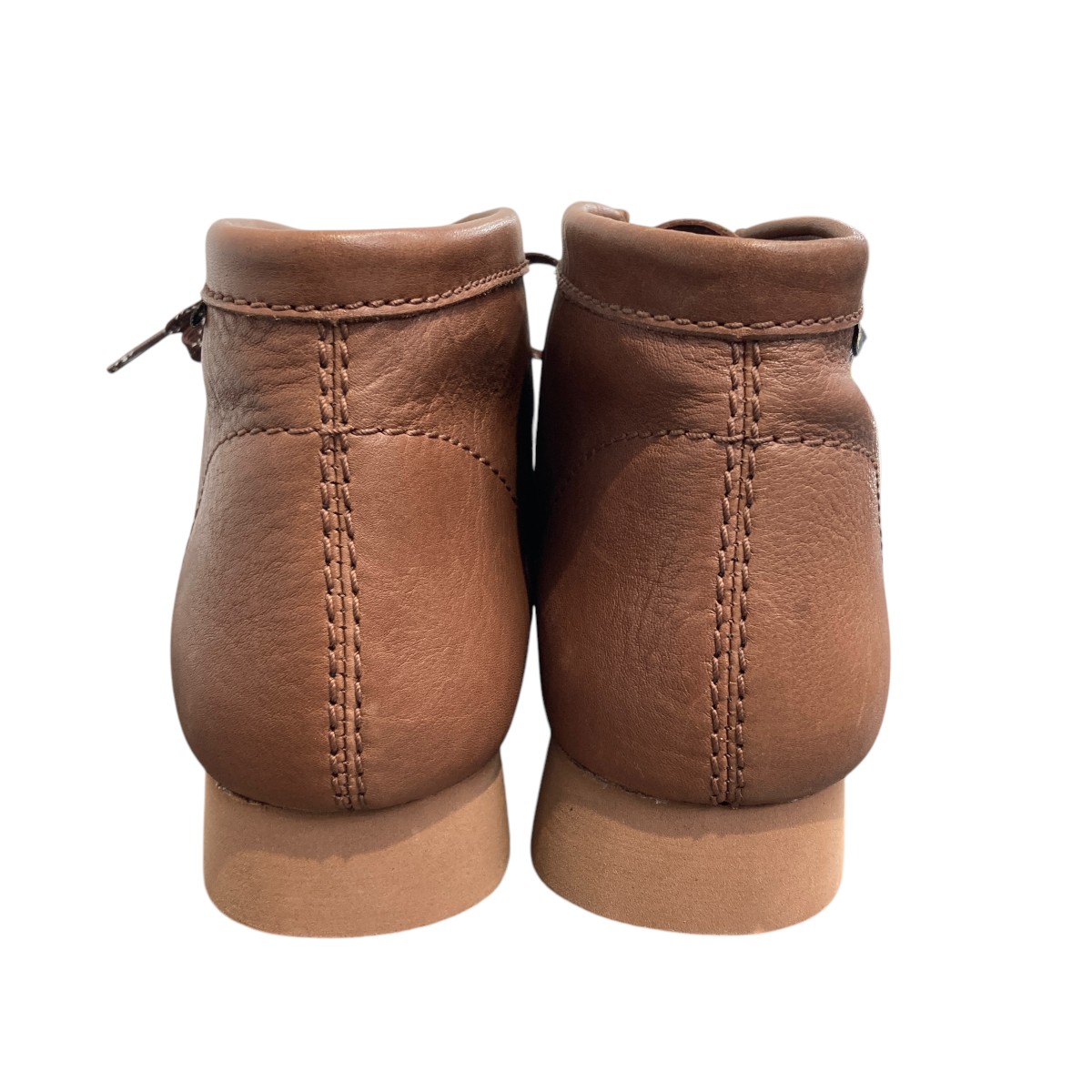 楽天市場】【中古】CLARKSレザーワラビーブーツ 261625187090 ブラウン