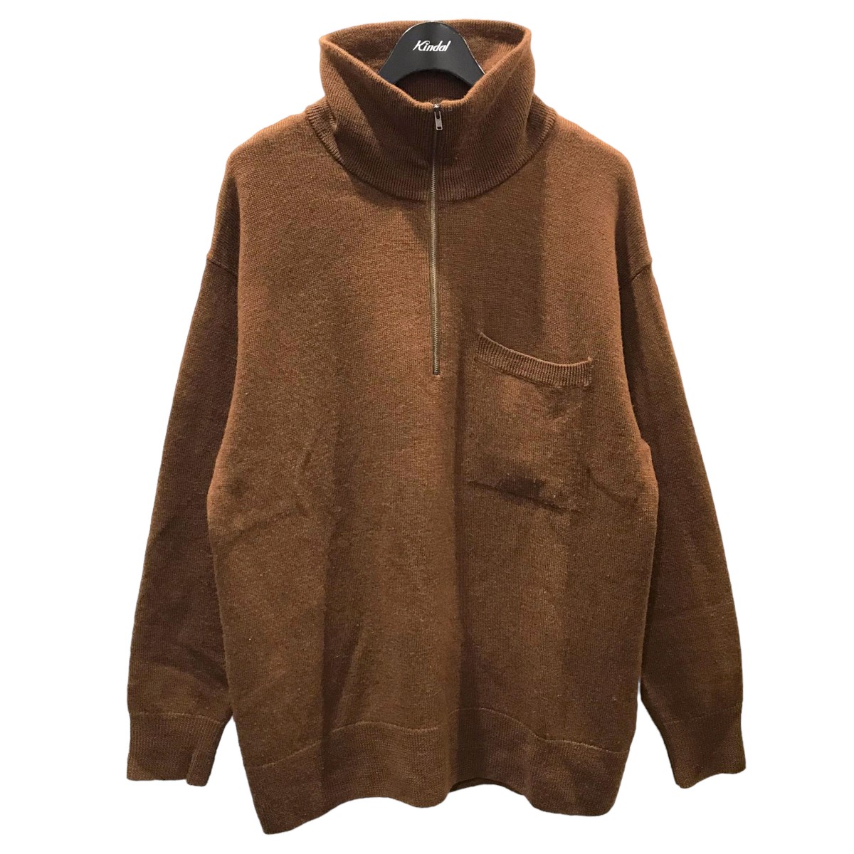 楽天市場】【中古】MHL．ハーフジップニットセーター DRY WOOL LINEN