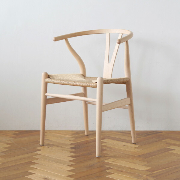 楽天市場】Yチェア CH24 ビーチ/ソープフィニッシュ 座面高さ45cm CARL