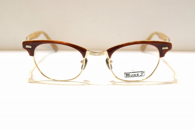 楽天市場】mona-J? M-041 col.BO ヴィンテージメガネフレーム新品