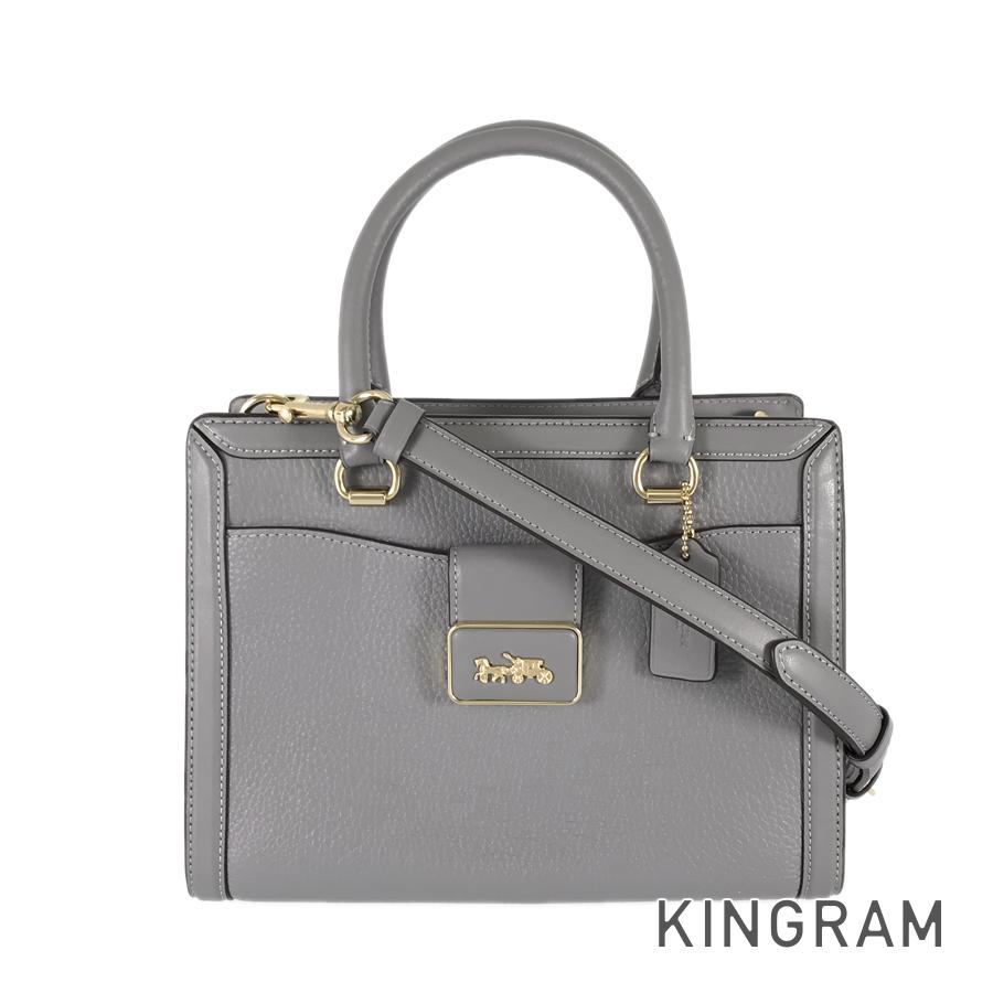 楽天市場】コーチ COACH グレース キャリーオール CE606 グレー レザー