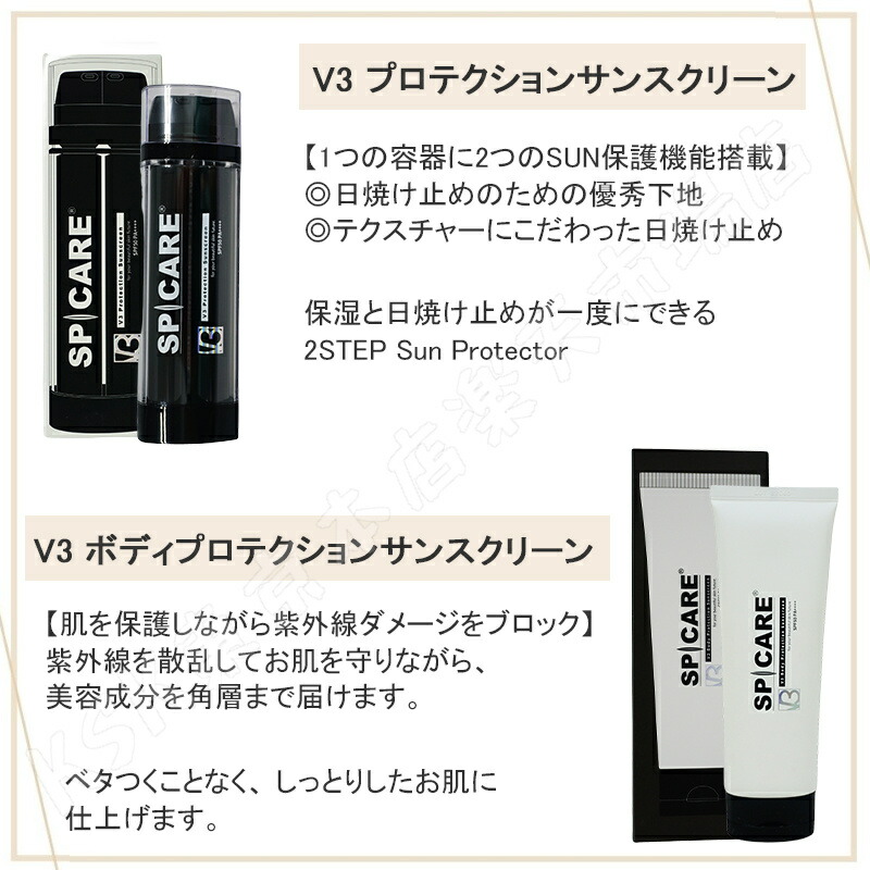 楽天市場】【LOT番号あり正規品 選べる】V3日焼け止め スピケア V3