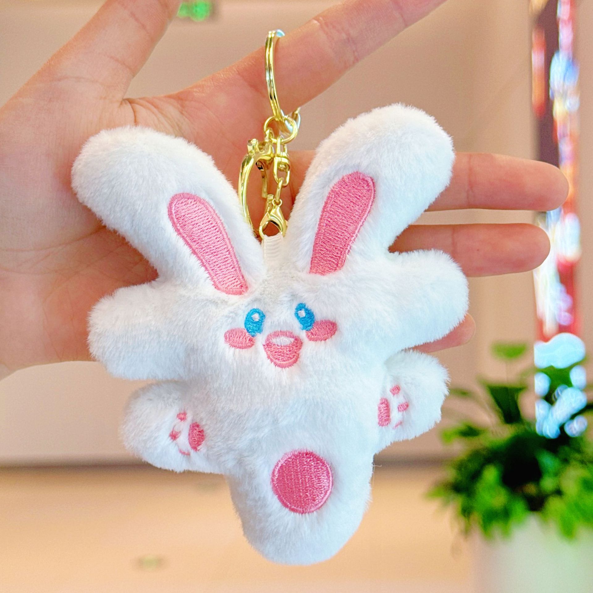 楽天市場】可愛いバッグチャーム ぬいぐるみキーチェーン キーホルダー