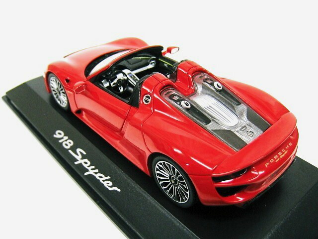楽天市場】PORSCHE特注 1/43 ポルシェ 918 スパイダー Spyder （レッド