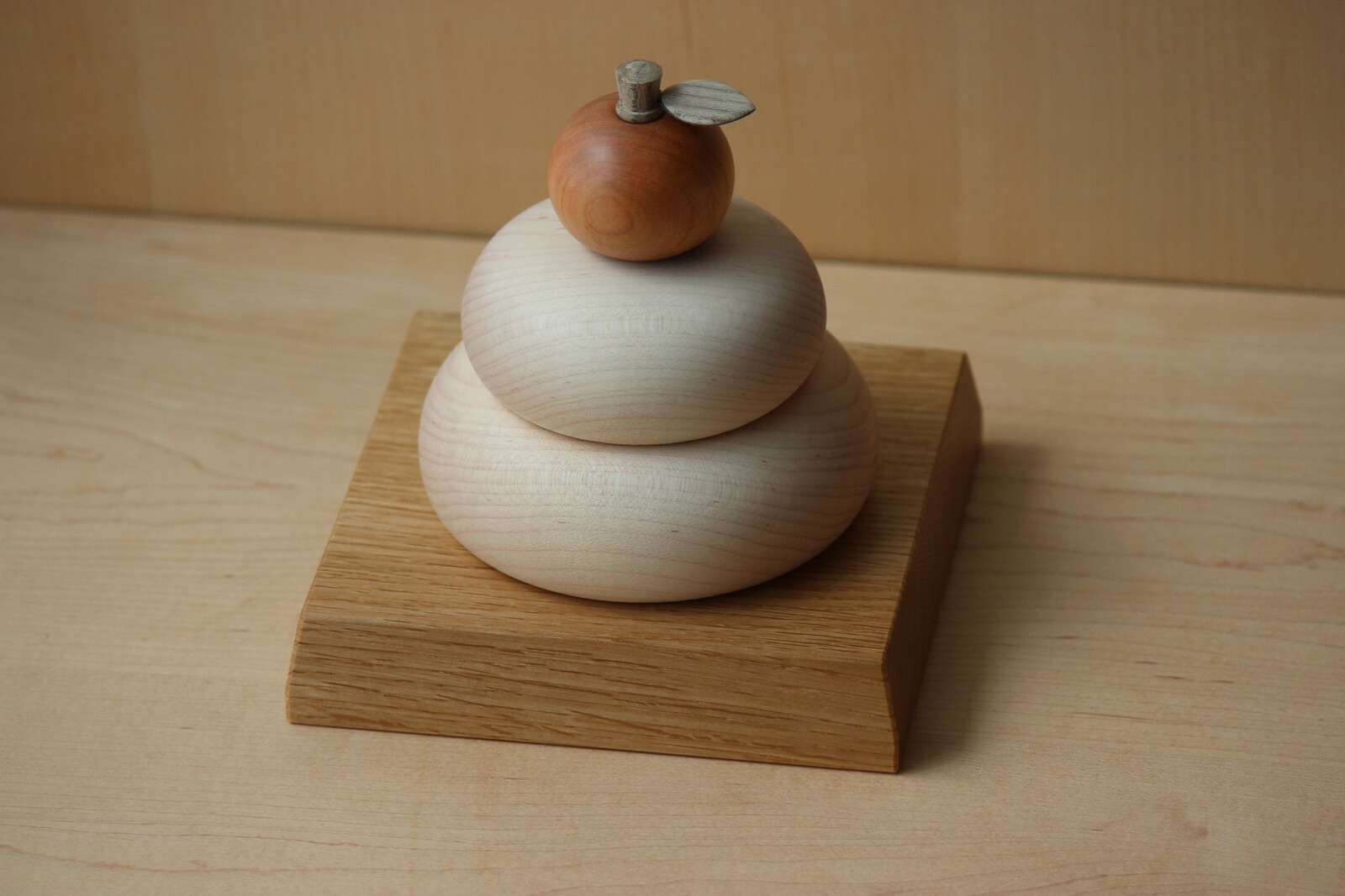 楽天市場】木製鏡餅 メープル 大サイズ 正月飾り おしゃれ 12月23～12