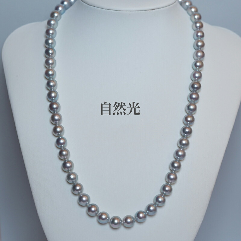 楽天市場】シルバー925 特選 アコヤ本真珠 パール ネックレス