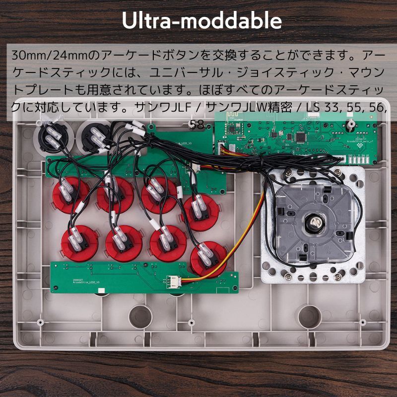 楽天市場】日本語説明書付き！ 8BitDo アーケードスティック 8bit