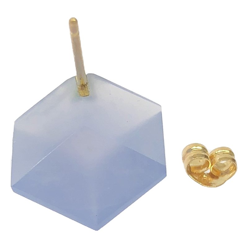 楽天市場】talkative / トーカティブ | ブルーカルセドニー ピアス