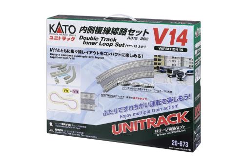 楽天市場】KATO Nゲージ V14 内側複線線路セット (R315/282) 20-873