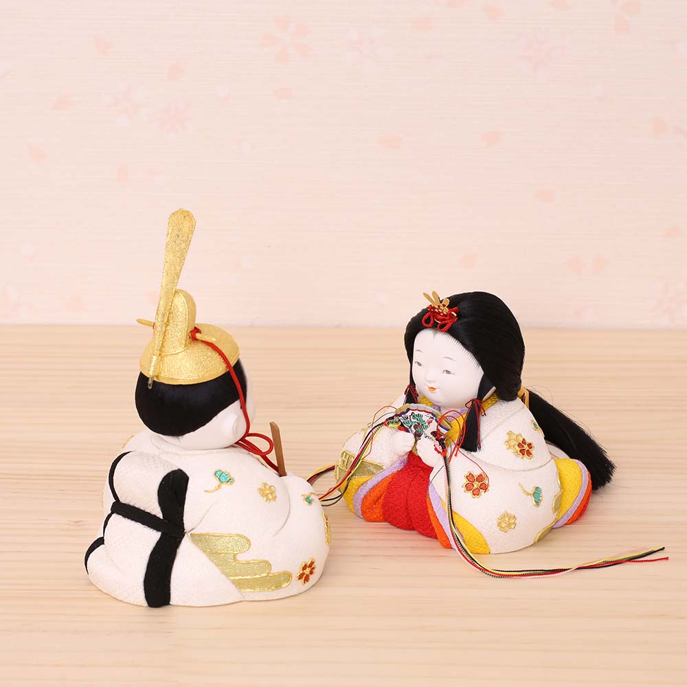 楽天市場】雛人形 コンパクト 木目込み雛人形 親王飾り工房天祥