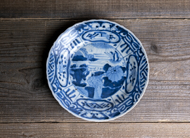 楽天市場】骨董○古染付芙蓉手皿○中国古美術 / 古玩 | 明朝末期頃-17