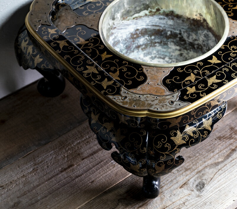 楽天市場】骨董○金蒔絵唐草文大名火鉢○ | 江戸時代-18-19世紀頃